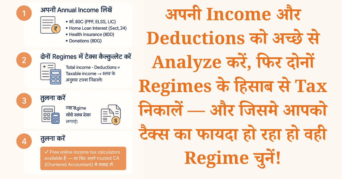 तो पुरानी टैक्स रेजीमअब भी बेस्ट हो सकती है? क्या आप सही चुनाव कर रहे हैं? 2 Old vs New Tax Regime 2025-26 – Income Tax Slabs and Deductions Comparison Table for India